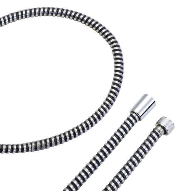 Wąż prysznicowy czarny PVC 175 cm Sensea