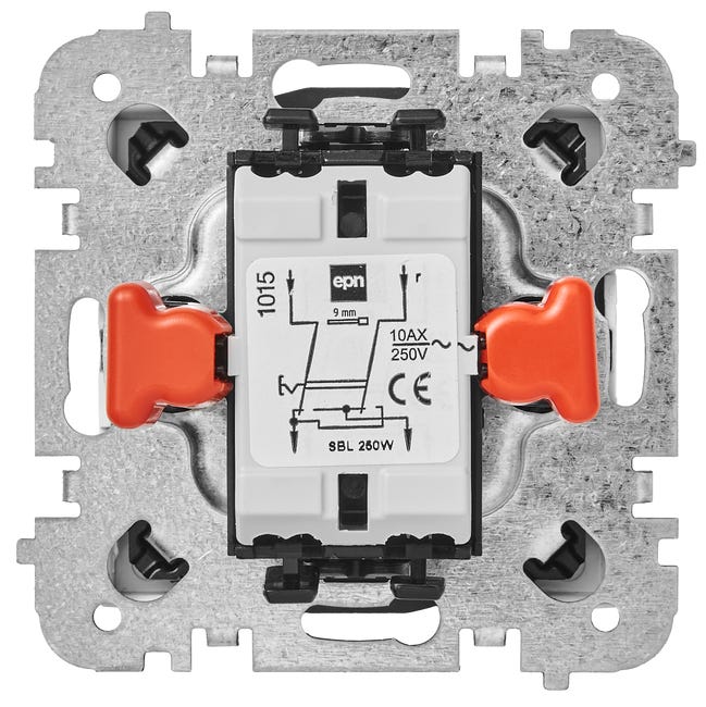 Włącznik krzyżowy Biały VESTRA ELEKTRO-PLAST