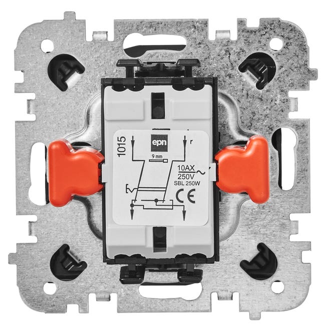 Włącznik krzyżowy Czarny VESTRA ELEKTRO-PLAST