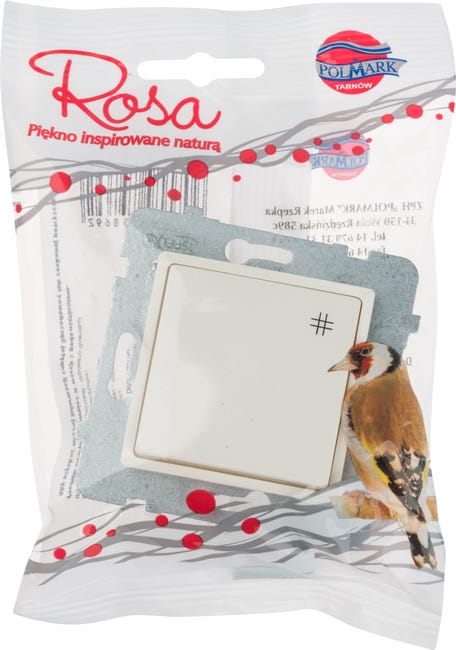 Włącznik krzyżowy ROSA Kremowy POLMARK