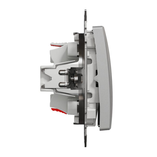 Włącznik krzyżowy aluminium SEDNA DESIGN SCHNEIDER ELECTRIC