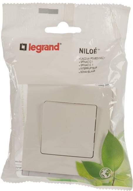 Włącznik pojedynczy NILOE ECO Biały LEGRAND