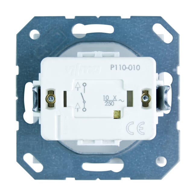 Włącznik pojedynczy Quadrum biały Dpm