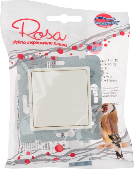 Włącznik pojedynczy ROSA Kremowy POLMARK