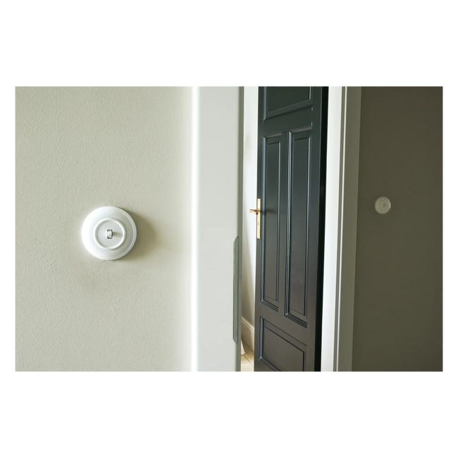 Włącznik pojedynczy schodowy LF0012W LOFT biały DPM