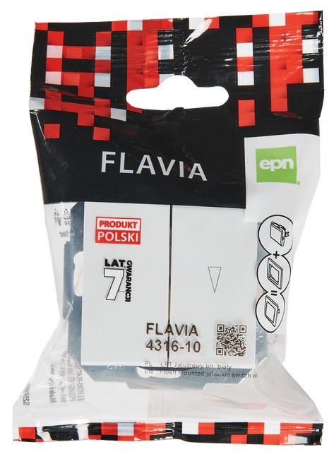 Włącznik żaluzjowy Biały FLAVIA ELEKTRO-PLAST