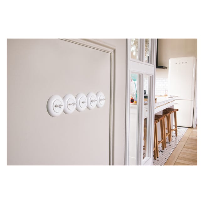 Włącznik żaluzjowy LF0030W LOFT biały DPM