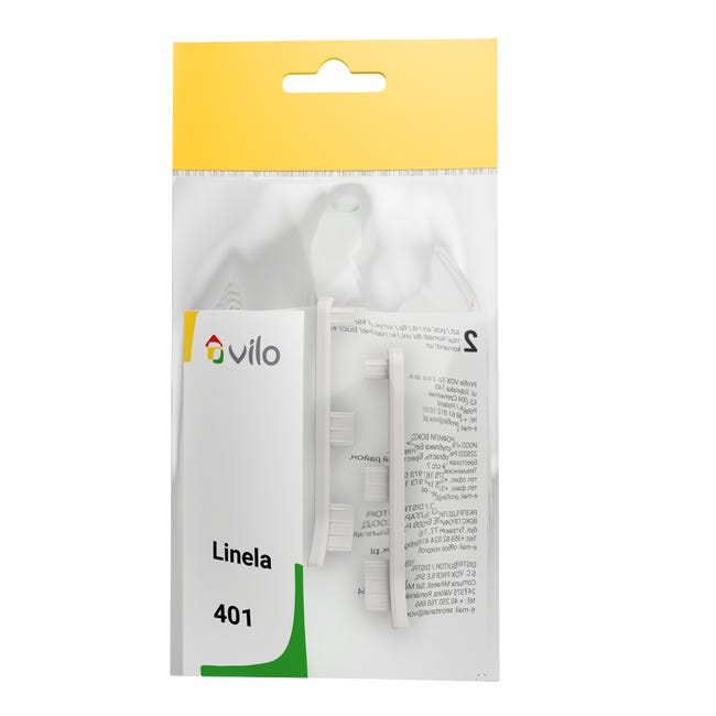 Zakończenie do listwy przypodłogowej Linela 401 białe Vilo