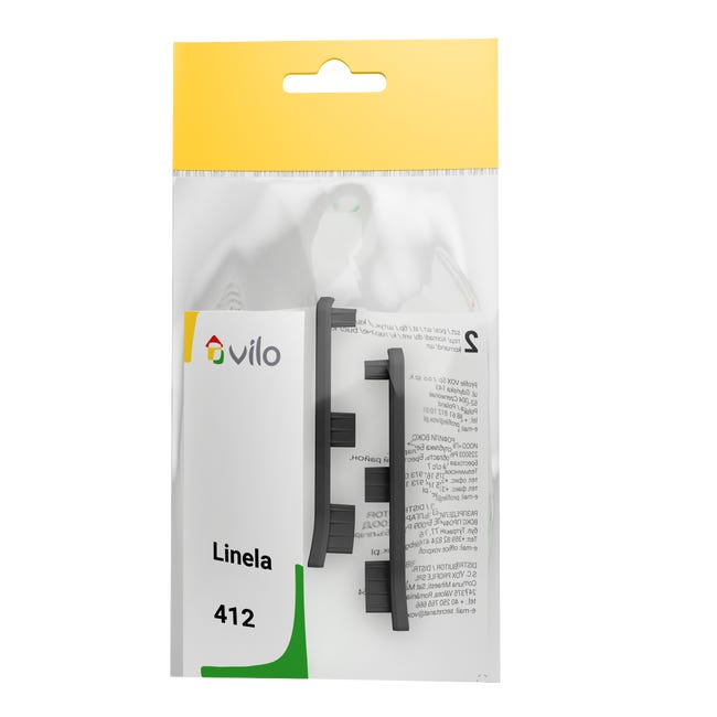 Zakończenie do listwy przypodłogowej Linela 412 czarne Vilo