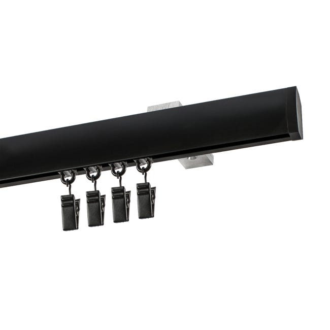 Zakończenie do profilu aluminiowego płaskiego 2 szt. czarne