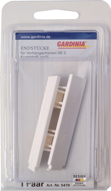 Zakończenie do szyny sufitowej 2-torowej 2 szt. Gardinia