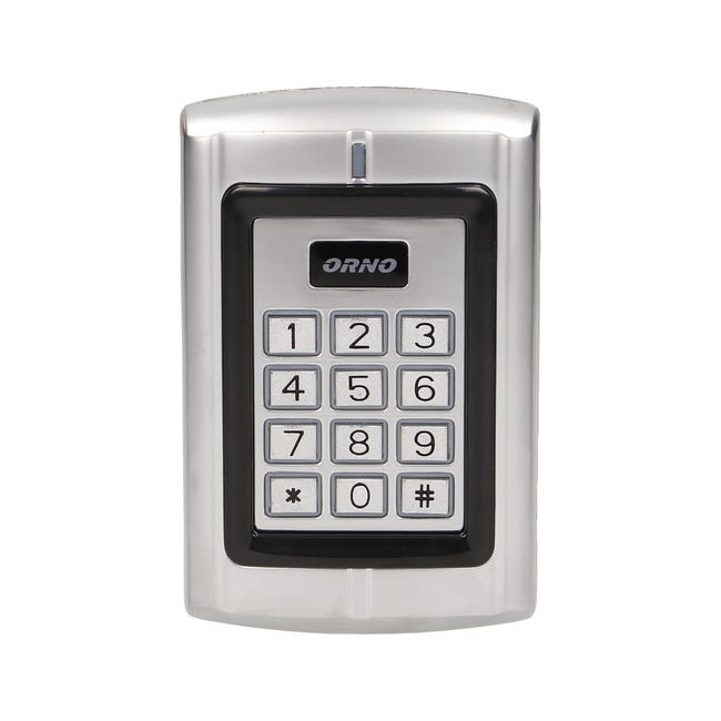 Zamek szyfrowy z czytnikiem kart i breloków zbliżeniowych RFID IP44 OR - ZS - 802 ORNO