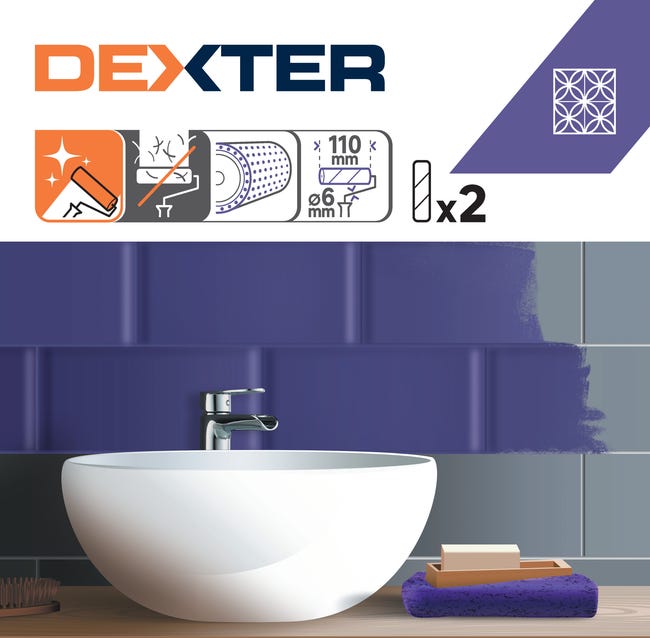 Zapas do mini wałka do żywic 2 szt. 110 mm Dexter
