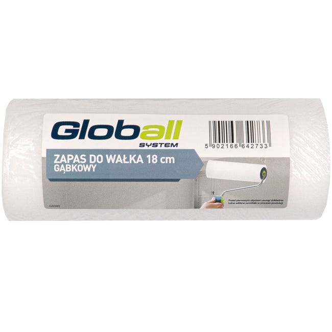 Zapas do wałka 18 cm gąbka Globall