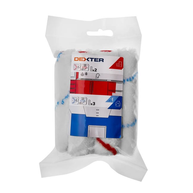 Zapas do wałka 5 szt. 110 mm 3 uniwersalne, 2 do lakieru Dexter