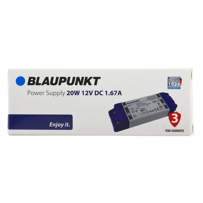 Zasilacz do LED 12 V 20 W IP20 Blaupunkt