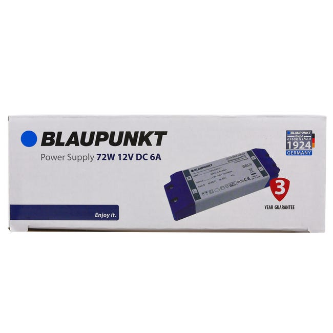 Zasilacz do LED 12 V 72 W IP20 Blaupunkt
