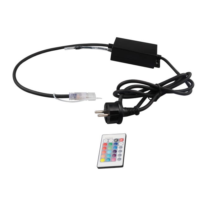 Zasilacz do taśm LED RGBW + pilot IP44 2 m 230 V Inspire