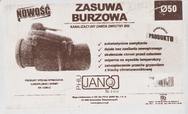Zasuwa burzowa 50 mm Expert