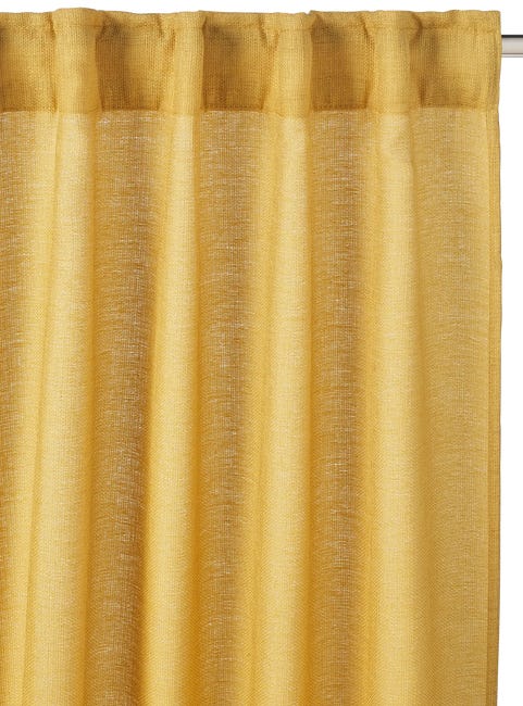 Zasłona Foggia żółta 200 x 280 cm na taśmie Inspire