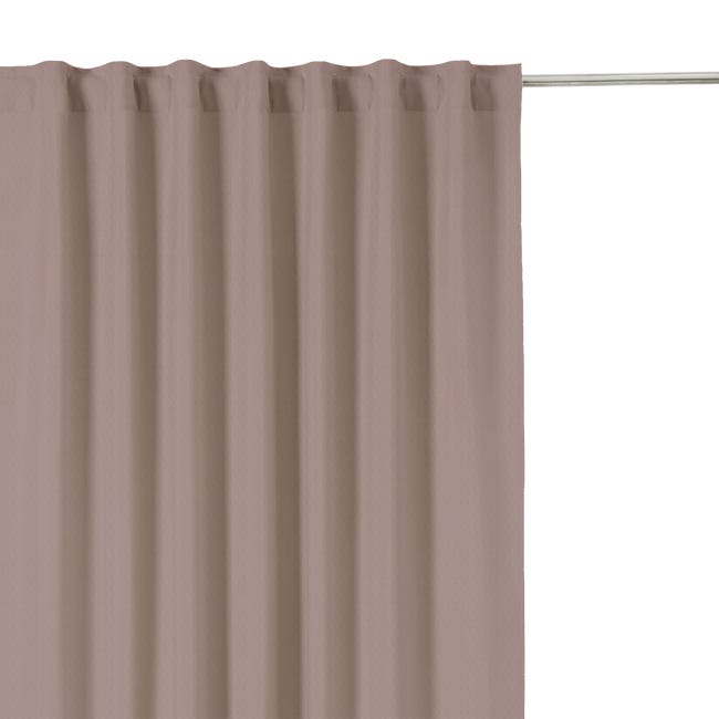 Zasłona blackout Annalise beżowa 140 x 280 na taśmie Inspire