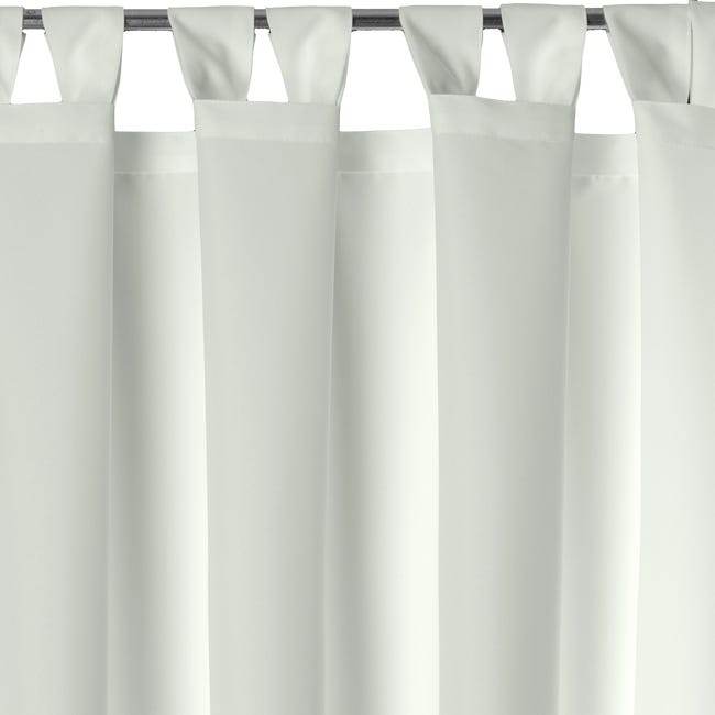 Zasłona ogrodowa Gardenia kremowa 155 x 200 cm na szelkach