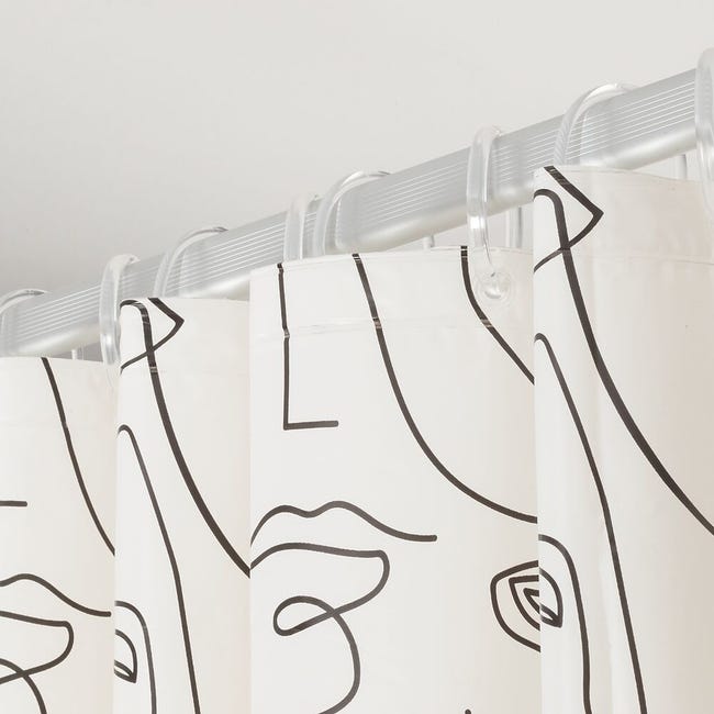 Zasłonka prysznicowa Mind 180 X 200 cm Sealskin