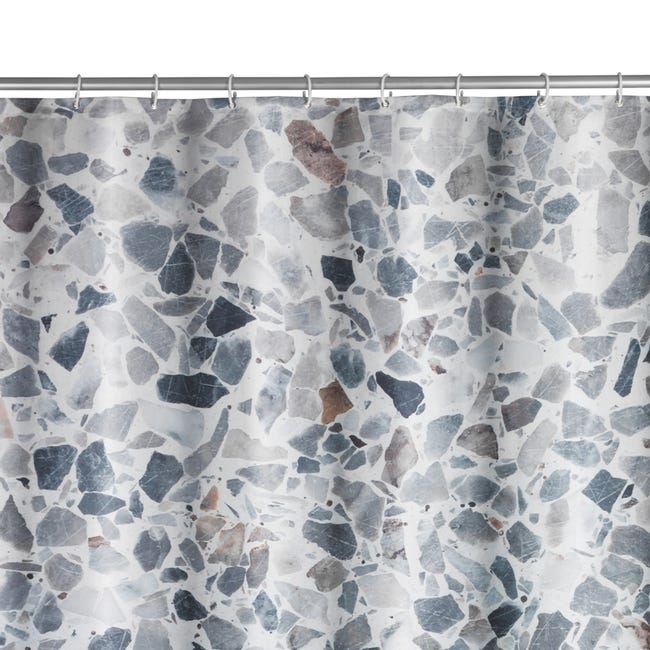 Zasłonka prysznicowa Terrazzo 180 X 200 cm Wenko