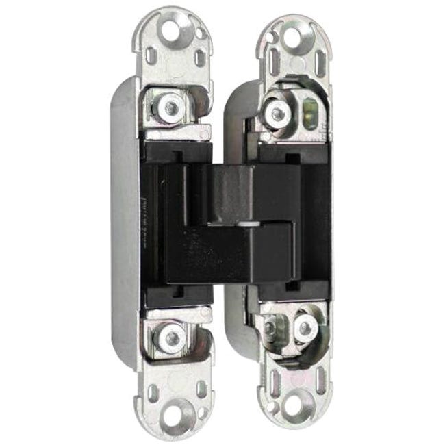 Zawias wpuszczany do drzwi czarny