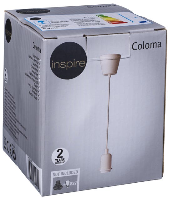 Zawieszenie COLOMA białe E27 INSPIRE