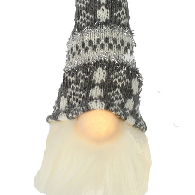 Zawieszka skrzat materiałowy 8cm LED