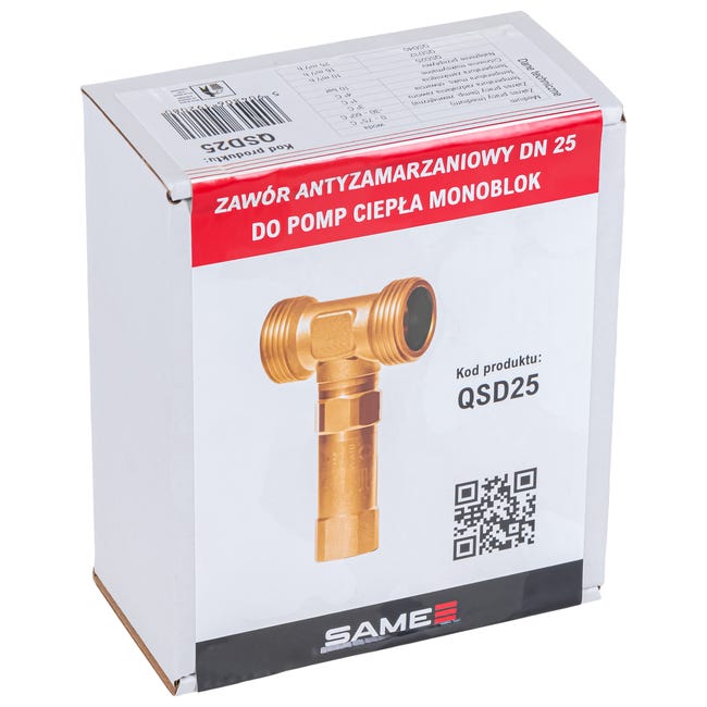 Zawór antyzamarzaniowy do monoblocka QSD25 1