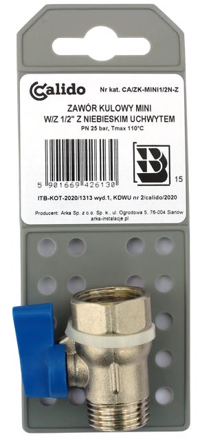 Zawór kulowy MINI 1/2
