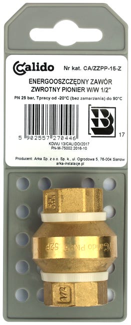 Zawór zwrotny GW/GW 1/2