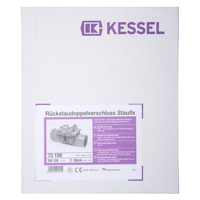 Zawór zwrotny Staufix Basic DN150 Kessel