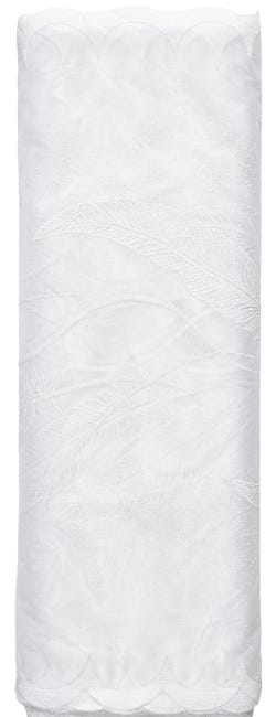 Zazdrostka na mb  żakardowa Boho wys. 60 cm biała