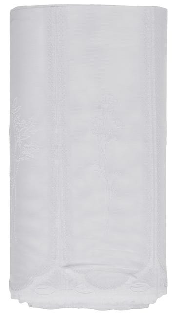 Zazdrostka na mb żakardowa wys. 80 cm biała