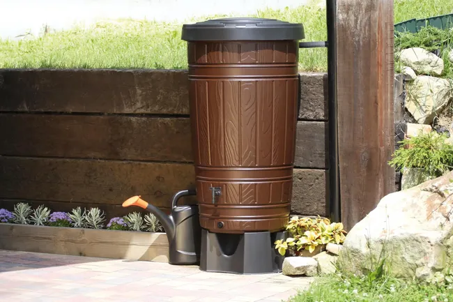Zbiornik na deszczówkę Woodcan 265l brązowy Prosperplast