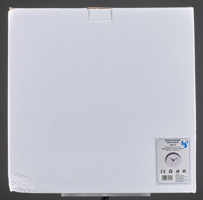 Zegar ścienny Scandi śr. 30 cm biały
