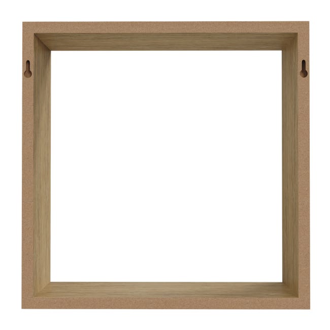Zestaw 3 półek ściennych Cube dąb Spaceo