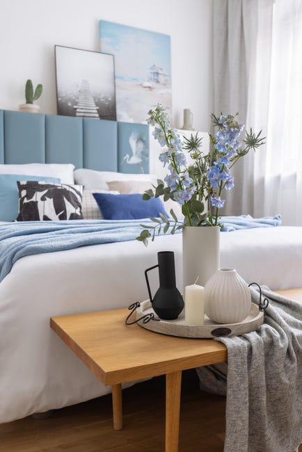 Zestaw 4 świec pieńkowych ecru