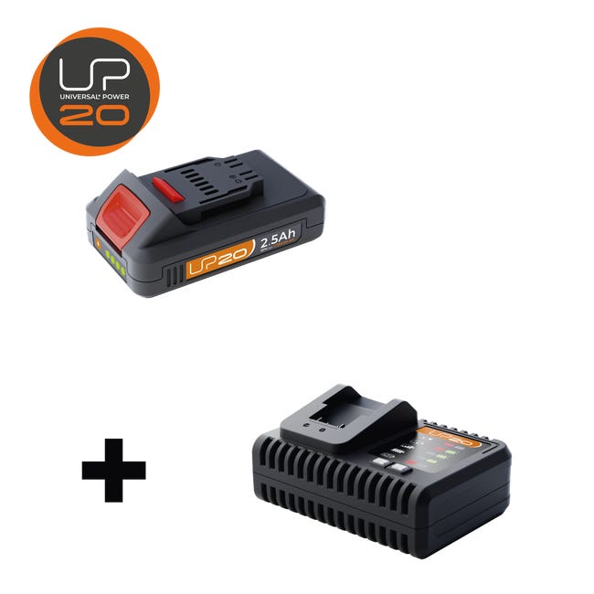 Zestaw akumulator + ładowarka 20V 2,5Ah Lexman