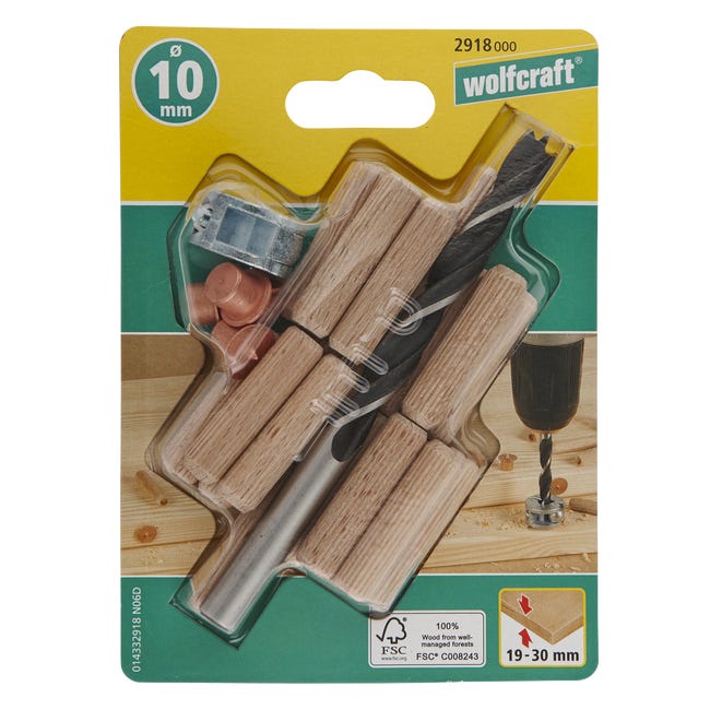 Zestaw do połączeń 10 mm 2918000 31 szt. WOLFCRAFT