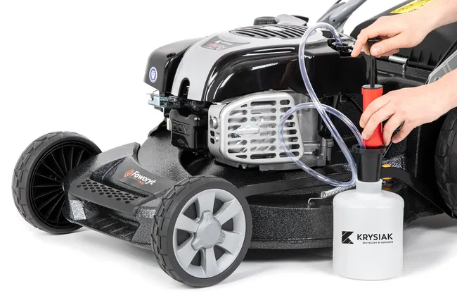 Zestaw do spuszczania oleju z kosiarek 1,6l