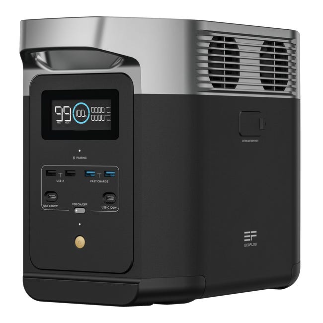 Zestaw fotowoltaiki na balkon 800W BASIC PLUS ze stacją zasilania DELTA MAX 2000 ECOFLOW