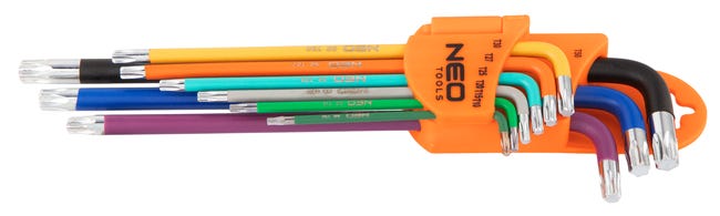 Zestaw kluczy Torx T10 - T50 9 szt. Neo Tools