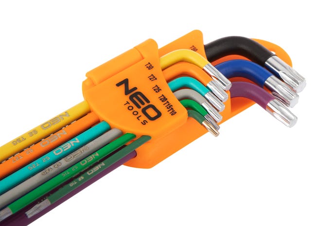 Zestaw kluczy Torx T10 - T50 9 szt. Neo Tools