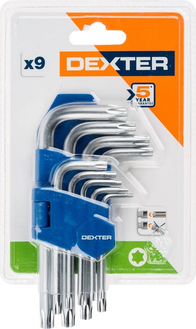 Zestaw kluczy imbusowych T 10-50 Dexter
