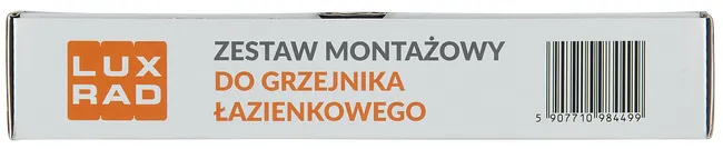 Zestaw montażowy do grzejnika Ø18-22 biały LUXRAD
