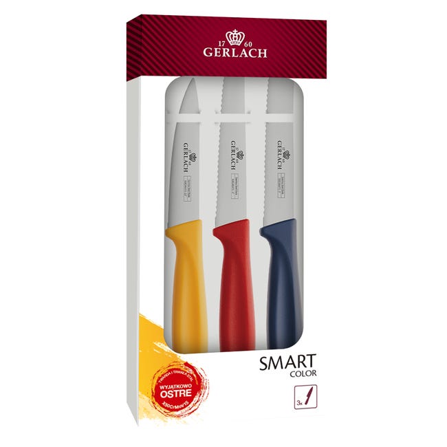 Zestaw noży kuchennych Smart 3 szt. Gerlach